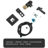 Гигиенический душ со смесителем Gappo G17-6 G7217-6 Черный матовый латунь встраиваемый