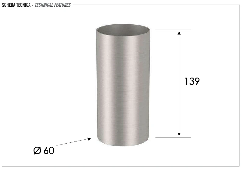 Стакан для зубных щеток Remer Inox SSXI15A цвет Нержавеющая сталь