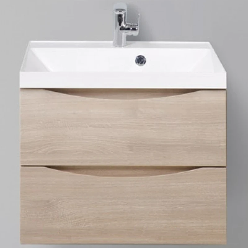 Тумба под раковину BelBagno Marino 70 MARINO-700-2C-SO-RG-P подвесная Rovere Grigio МДФ / ЛДСП