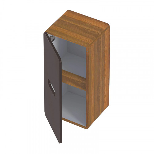 Подвесной шкаф 1MarKa Vortex 35 Ц0000033030 цвет Орех ноче тортона Монолит найт