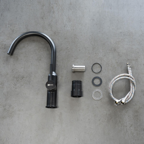 Смеситель для кухни Lemark Expert LM5079BL цвет Черный