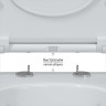 Комплект унитаза с инсталляцией Berges Novum Rimless 043214 с сиденьем Микролифт и Белой Хром глянец клавишей смыва фарфор подвесной