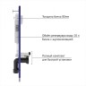 Комплект унитаза с инсталляцией Berges Novum Rimless 043214 с сиденьем Микролифт и Белой Хром глянец клавишей смыва фарфор подвесной