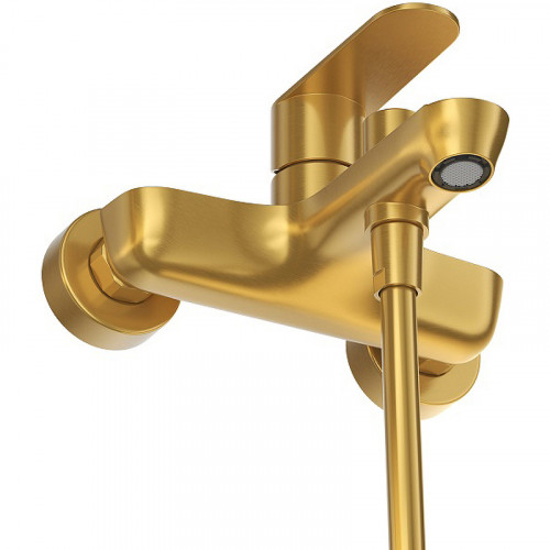 Смеситель для ванны Cezares Stylus STYLUS-VD-BORO Брашированное золото нержавеющая сталь на стену