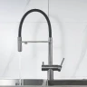 Смеситель для кухни Maretti Calabria CA31RGF11 Оружейная сталь