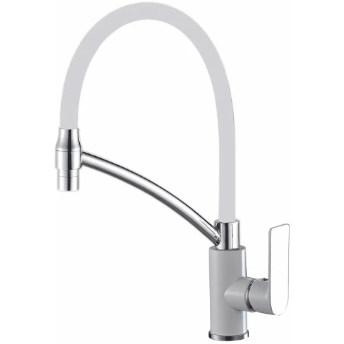 Смеситель для кухни Haiba HB72505-8 Белый латунь