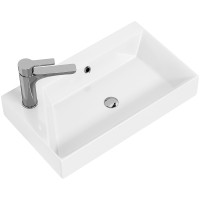 Раковина Dreja Slim Synergy 55 17055-KL Белая фаянс полувстраиваемая