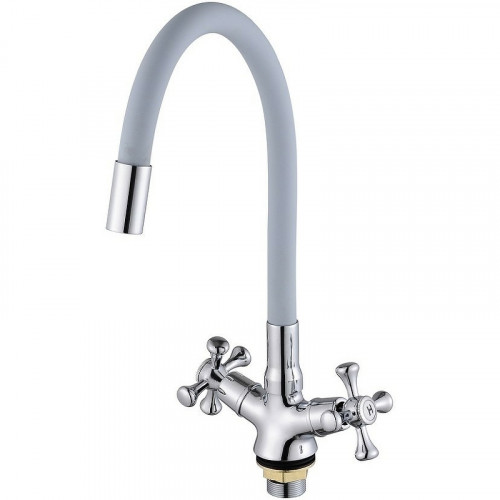 Смеситель для кухни Viko V-2768 Хром Серый