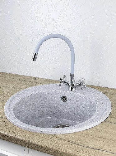 Смеситель для кухни Viko V-2768 Хром Серый