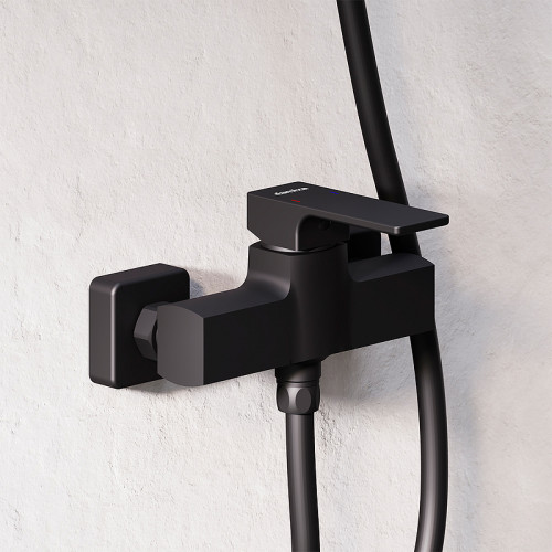 Смеситель для душа Damixa Gala 532000300 Черный матовый латунь на стену