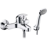 Смеситель для ванны WasserKRAFT Isen 2601 Хром латунь на стену