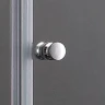 Душевой уголок Cezares Elena 120x100 ELENA-W-AH-2-120/100-P-Cr-R профиль Хром стекло рифленое