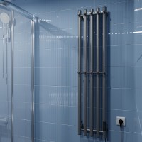 Электрический полотенцесушитель Altasan Арго 120х27 Арго12027Г Графит нержавеющая сталь