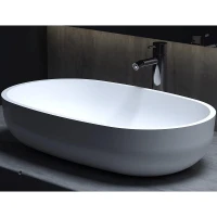 Раковина-чаша Salini Gloria 64 305 1102205M Белая матовая искусственный камень (литьевой мрамор) накладная