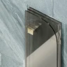 Шторка для ванны Maybah Glass MGV-579-3 750х1400 складная 3 секции Золото стекло бронзовое матовое