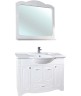 Зеркало Bellezza Кантри 105 4619918000017 Белое МДФ / ЛДСП, стекло