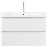 Тумба под раковину BelBagno 80 ALBANO-CER-800-2C-SO-BL подвесная Bianco Lucido МДФ / ЛДСП