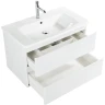Тумба под раковину BelBagno 80 ALBANO-CER-800-2C-SO-BL подвесная Bianco Lucido МДФ / ЛДСП