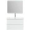 Тумба под раковину BelBagno 80 ALBANO-CER-800-2C-SO-BL подвесная Bianco Lucido МДФ / ЛДСП