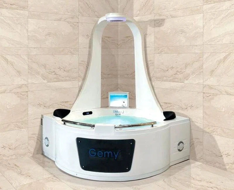 Акриловая ванна Gemy Gemy 170x170 G9070 O С гидромассажем
