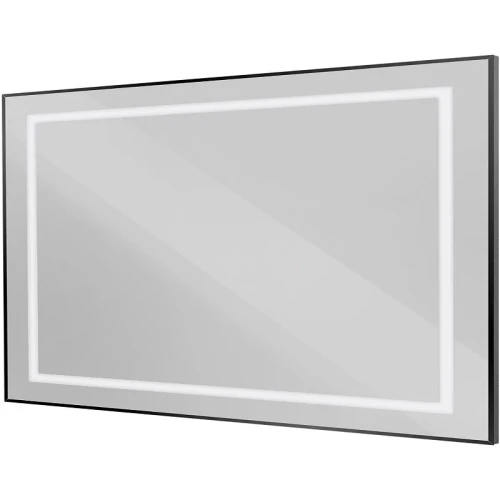 Зеркало BelBagno Kraft 140 SPC-KRAFT-1400-800-SENS-NERO с подсветкой Черное с сенсорным выключателем стекло