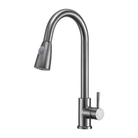 Смеситель для кухни Frap F60991-9 цвет Оружейная сталь