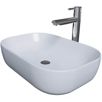 Раковина-чаша Grossman 61 GR-3049 Белая фаянс накладная
