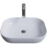 Раковина-чаша Grossman 61 GR-3049 Белая фаянс накладная