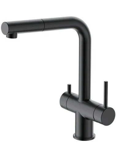 Смеситель для кухни Gappo G4397-76 цвет Черный матовый