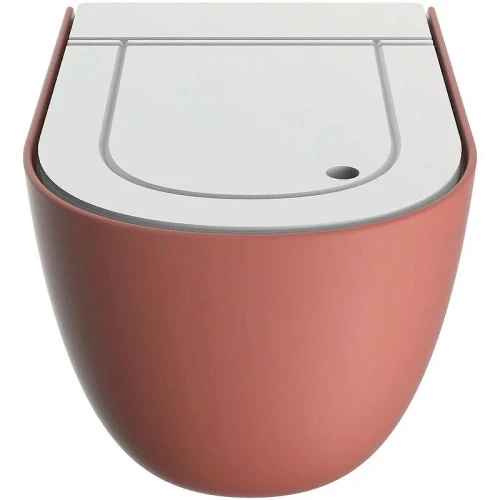 Унитаз Artceram The One THV001 14 00 подвесной Rosso corallo без сиденья