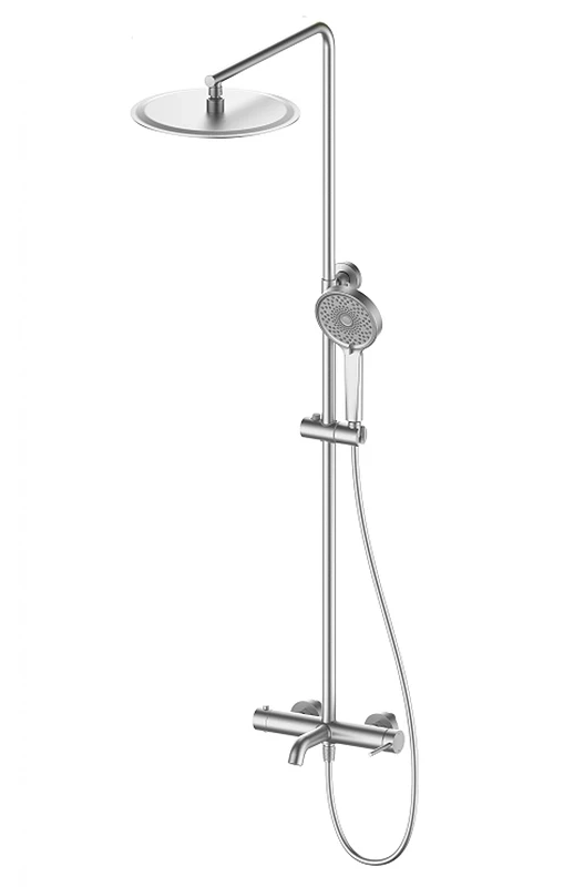 Душевая система Wonzon & Woghand Stick WW-88739017-BN цвет Брашированный никель