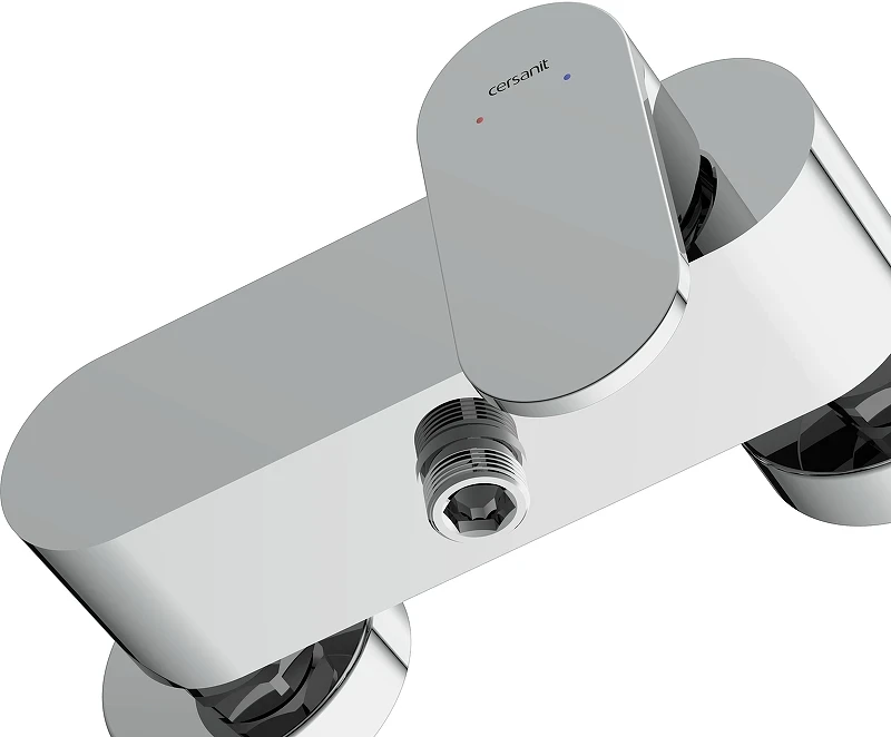 Смеситель для душа Cersanit Elio 63046 Хром латунь на стену