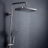 Душевая система Gappo G2496-19 цвет Оружейная сталь