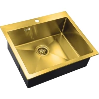 Кухонная мойка ZorG Bronze SZR-5951 BRONZE Бронза нержавеющая сталь встраиваемый