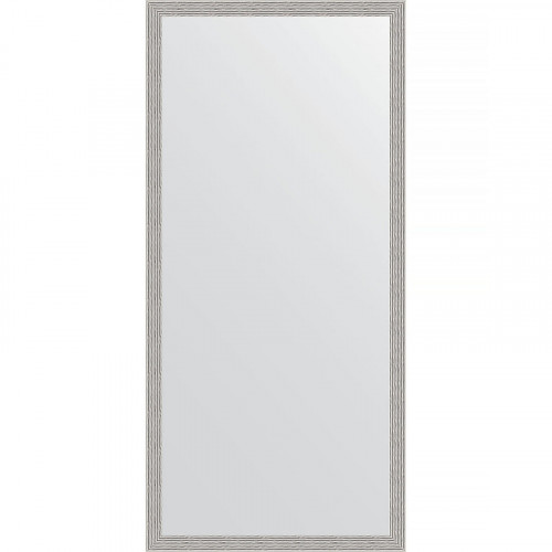 Зеркало Evoform Definite 151х71 BY 3326 в багетной раме - Волна алюминий 46 мм стекло