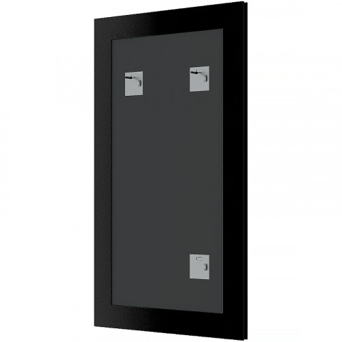 Зеркало Evoform Definite 151х71 BY 3326 в багетной раме - Волна алюминий 46 мм стекло