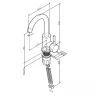 Смеситель для раковины AM.PM X-Joy S F85B02722 Черный матовый