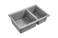 Кухонная мойка Emar Quartz 66,5 EMQ-2665.PL цвет Алмаз