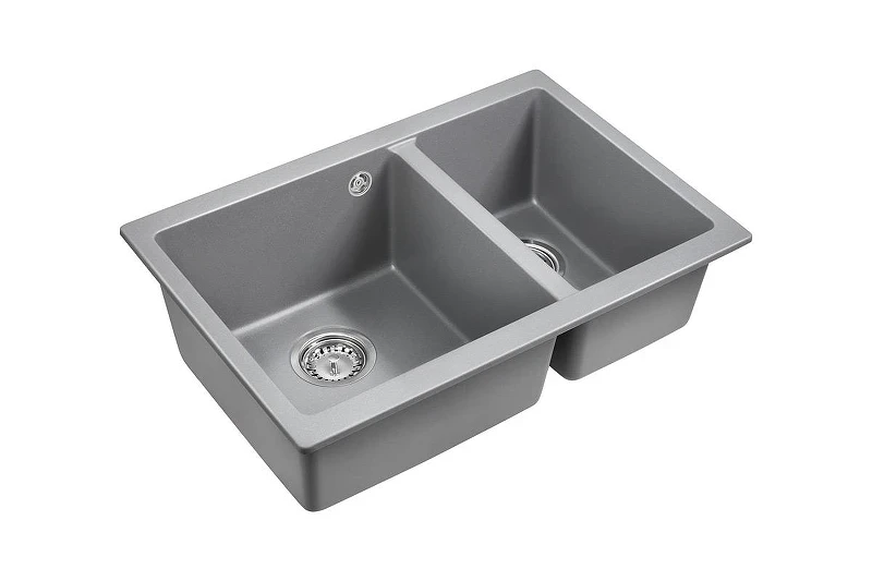 Кухонная мойка Emar Quartz 66,5 EMQ-2665.PL цвет Алмаз