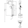 Душевая система Gessi Emporio Shower 35181#031 с термостатом Хром