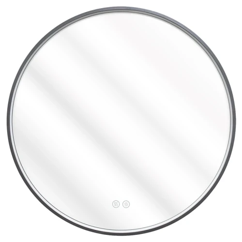 Зеркало Azario Димион 70 АZ-LED010825 с подсветкой цвет Серый матовый с сенсорным выключателем