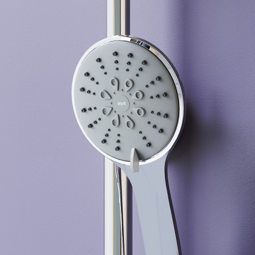 Душевая система Dorff Prime D0740900 Хром Серый латунь на стену