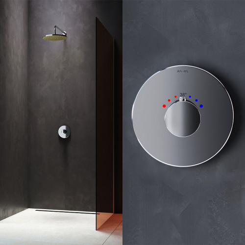 Смеситель для душа AM.PM Like F8075500 с термостатом Хром латунь встраиваемый