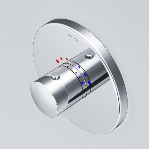 Смеситель для душа AM.PM Like F8075500 с термостатом Хром латунь встраиваемый