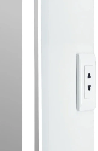 Зеркальный шкаф Континент Allure LED 55 L МВК002 с подсветкой Белый МДФ / ЛДСП, стекло