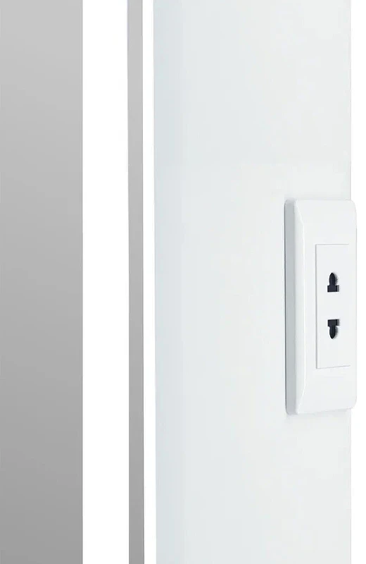 Зеркальный шкаф Континент Allure LED 55 L МВК002 с подсветкой Белый МДФ / ЛДСП, стекло