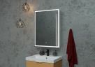 Зеркальный шкаф Континент Allure LED 55 L МВК002 с подсветкой Белый МДФ / ЛДСП, стекло