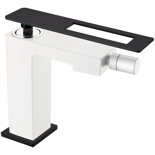 Смеситель для биде Boheme Q 146-WB Белый Черный латунь