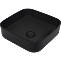 Раковина-чаша AQUAme 39 AQM5011MB Черная матовая фаянс накладная