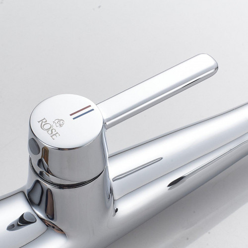 Смеситель для кухни Rose R213 цвет Хром Черный